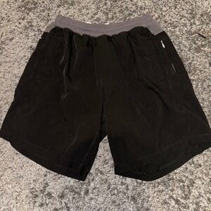 FREEBALLERS Running Shorts Athletic‎ Gym Workout Black Shorts Size L